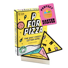 Gioco da tavolo "P per Pizza"? Gioco di carte veloce per famiglie, adatto a bambini e adulti, comodo da portare