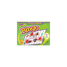 Juego de bingo con palabras ilustradas
