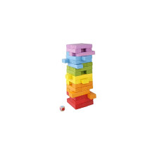 Pidoko Kids Houten Stapelblokken voor Kinderen - Tumbling Blocks Bordspellen (49 Stukken)