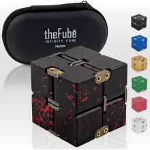PILPOC theFube Fidget Cube - Brinquedos Fidget Autênticos de Luxo para Adultos e Crianças - Capa Protetora