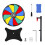 Roda de prêmios Pionites de 12 polegadas e 12 slots para mesa ou montagem na parede Fortune Spin com 5