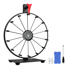 Roda de prêmios Pionites de 12 polegadas e 14 slots para mesa ou montagem na parede Fortune Spin com