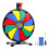 Roda de prêmios Pionites de 12 polegadas e 12 slots para mesa ou montagem na parede Fortune Spin com 1
