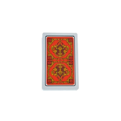 Carte da gioco impermeabili in plastica Hold'Em Black Jack Game - Rosso 1