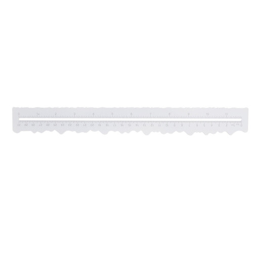 Paper Tearing Ruler Plastic Double Sided Deckle Edge Ruler for Crafting Activities 1