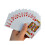Cartas de pôquer à prova d'água Hold'Em para jogar pôquer de plástico - Azul 4