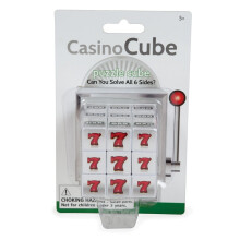 Jogo de quebra-cabeça de cubo com tema de cassino - diversão infantil, brinquedo inovador, atividade