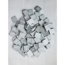 Planet Xpress Wood Scrabble Tiles Set 100 tessere ~ Sostituzione del gioco Scrapbooking Artigianato Messaggi ecc.