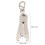 Portable Accurate Thread Size Checker Keychain Nut Bolt Size Finder Thread Verification Tool 2