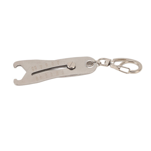 Portable Accurate Thread Size Checker Keychain Nut Bolt Size Finder Thread Verification Tool