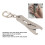 Portable Accurate Thread Size Checker Keychain Nut Bolt Size Finder Thread Verification Tool 5