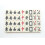 Draagbare mini Chinese Mahjongset, 144 ivoren tegels 3