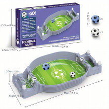 Gioco da tavolo portatile da calcio balilla, perfetto per feste in famiglia, bambini e divertimento all'aperto