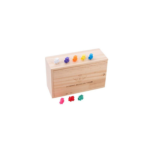 –Premium Mexican Train Domino Set Version Zahlen/Klassische Version – Doppelte 12-Version – 2 – 8 Spieler – 91 1