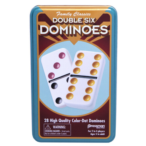 Domino colorati Pressman Double 6, 5