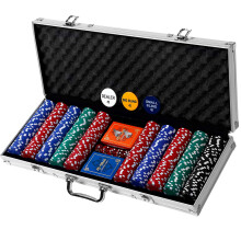 Set da poker professionale da 500 fiches (11,5 g) con custodia di Rally & Roar - Set da gioco di poker completi