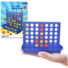 Pup Go 4 op een Rij Spel Kinderreisspel Inclusief 6 Reserve Discs 4 op een Rij Bordspellen Kinderen in Vliegtuig