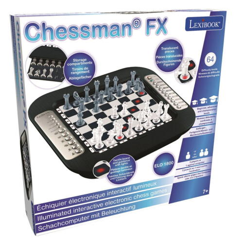 Juego de ajedrez electrónico Chessman FX con teclado táctil 1