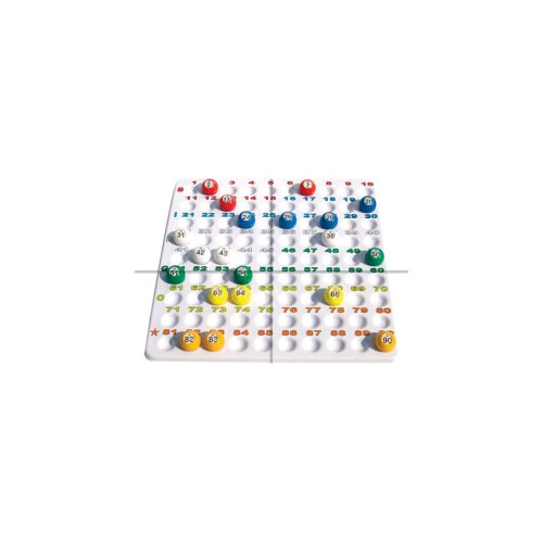 Tabuleiro de xadrez para bolas de bingo de 22 mm