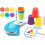 Quick Stack Cups Set - Classic Stacking Games for Kids Adults - 50 Question Cards Color Classification for Interactive 5