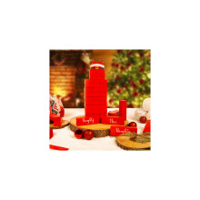 Jogo de Torre de Empilhamento de Papai Noel de Natal. Enchimentos de Meia de Natal