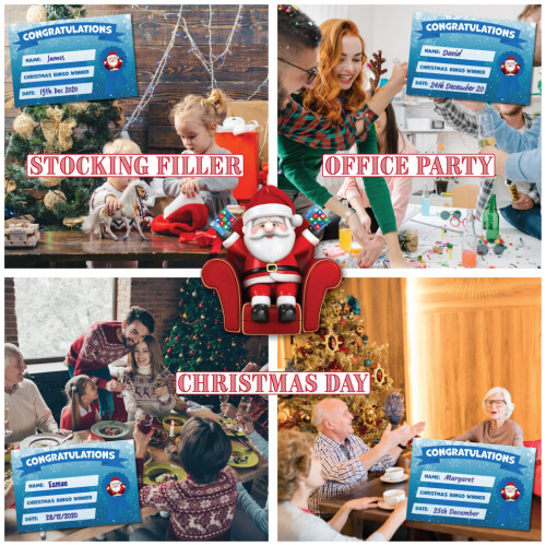Kerstthema Bingo | Kerstspel 1