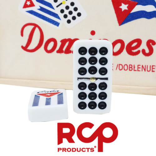 Dominos Double Nine RCP PRODUCTS (Drapeau cubain) 1