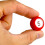 Bolas Regal Bingo-Raffle Premium Red Calling Balls com janela de fácil leitura de 7/8 (0,875) polegadas 3