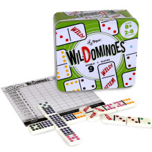 Regal Games - Domino Wild Spinner - Compatibile con i domino Spinner e Double 9 - Domino divertenti per tutta