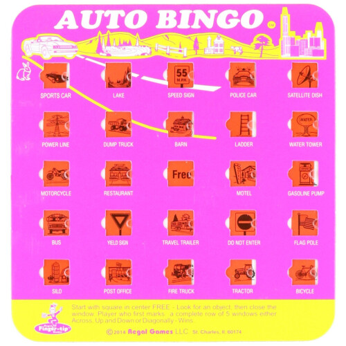 Regal Games Le jeu de bingo de voyage original