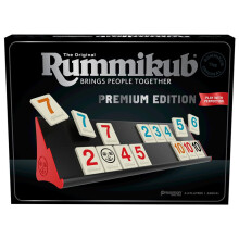 Rummikub Premium Edition di Pressman - Caratteristiche Rack - Grandi tessere incise e una borsa per riporre