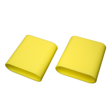 Jogo de reposição, rolos de dados amarelos, copos agitadores