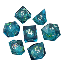 Decalque de resina areia movediça para dados DND coc grupo de corrida dados C