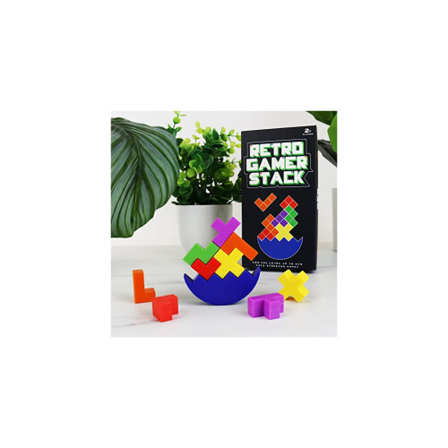 Jogo de empilhamento Retro Gamer Multicolor Standard
