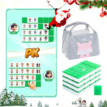 Set di gioco di tessere Mahjong Seaside Escape Game Blocks con 49 tessere da 38 mm con motivo di animali domestici
