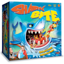 Shark Bite: Salva la tua preda prima che scatti! | Gioco da tavolo di pesce per famiglie | Giochi d'azione per