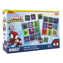 SHUFFLE Spidey ja hänen mahtavat ystävänsä Bingo, Match Spidey, ystävät ja roistot tässä hauskassa pelissä