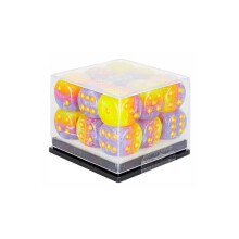 Conjunto de cubos Sirius Dice SDZ000817 12 mm D6 - Pôr do sol taitiano - 18 unidades