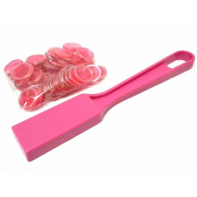 SmallToys Bingo Magneettisauva 100 Chipsillä - Vaaleanpunainen
