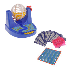 Juego de fichas de bingo compacto y colorido para jaulas, ideal para viajes en casa o para actividades recreativas.