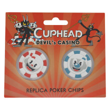 Cuphead Devil's Replica Casino Chip Coin Pacote Duplo