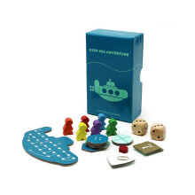 Deep Sea Adventure Brettspiel-Kartenspiel-Set, pädagogisches Spielzeug, Familienparty, Kindergeschenk