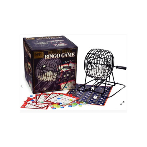 Deluxe Metal Bingo Spel Traditionele Bingo Set