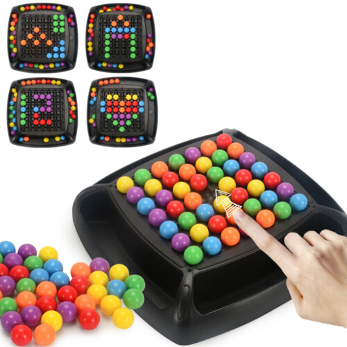 Juego de mesa con forma de bola de arcoíris para niños