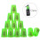 DEWEL Stacking Cup Game with 15 Stack Ways  12pcs Cup Stacking Set  Sport Stacking Cups BPA-Free Material  Classic 3