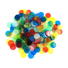 HONBAY 300 kpl Mix Color läpikuultavat bingomerkit Bingolaskentamerkit