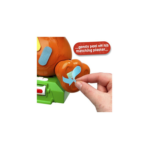 IDEAL | Don't be a Scaredy Bear: The plaster pulling teddy bear game- peel his plasters but beware, he really 2