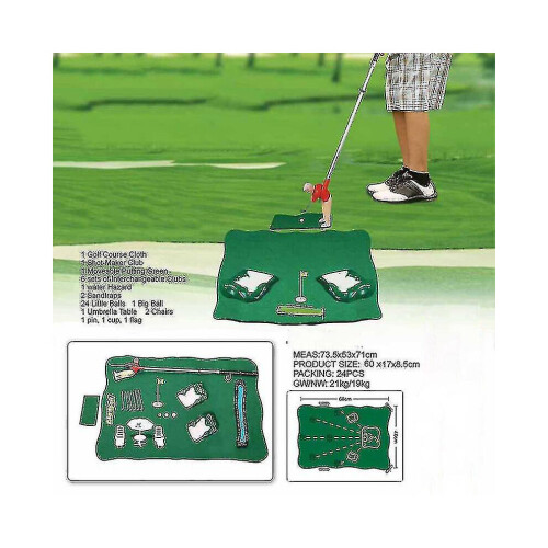 Jeu de mini-golf d'intérieur Golfing Man Jeu de mini-golf d'intérieur Ensemble de jeu de mini-golf d'intérieur 1