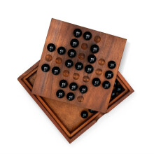 Iron & Glory | Gioco del solitario | Puzzle da tavolo in legno | Giochi da viaggio per adulti | Gioco del solitario