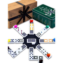 Jeu de dominos « Train mexicain » de Jaques of London | Jeu de dominos pour enfants et adultes | Jeu familial